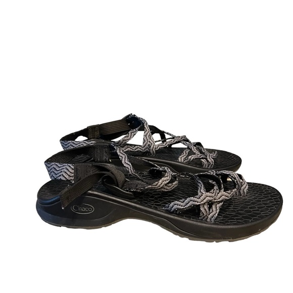 Chaco Sandals Women’s 11 Outdoor Black And Gray Wave Updraft EcoTread‎ X2 - Picture 3 of 10